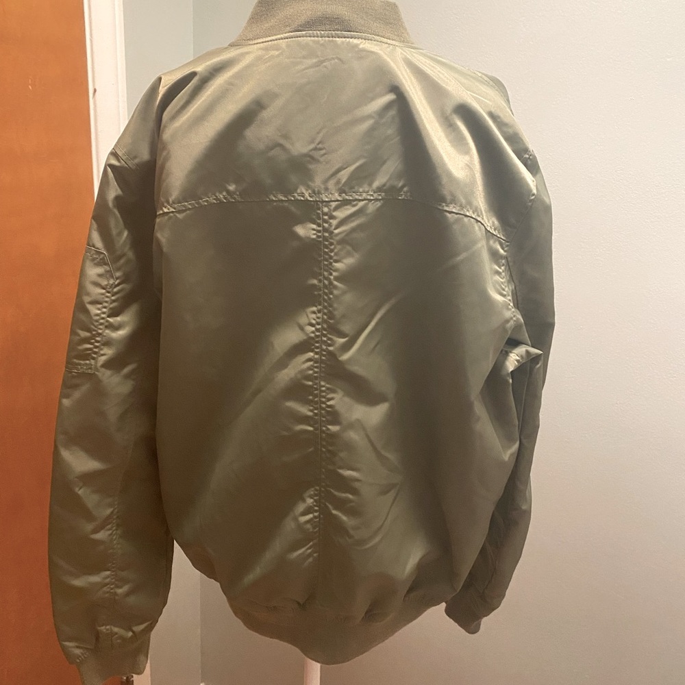 Structure Collection Green Bomber Jacket - Picture 2 of 3